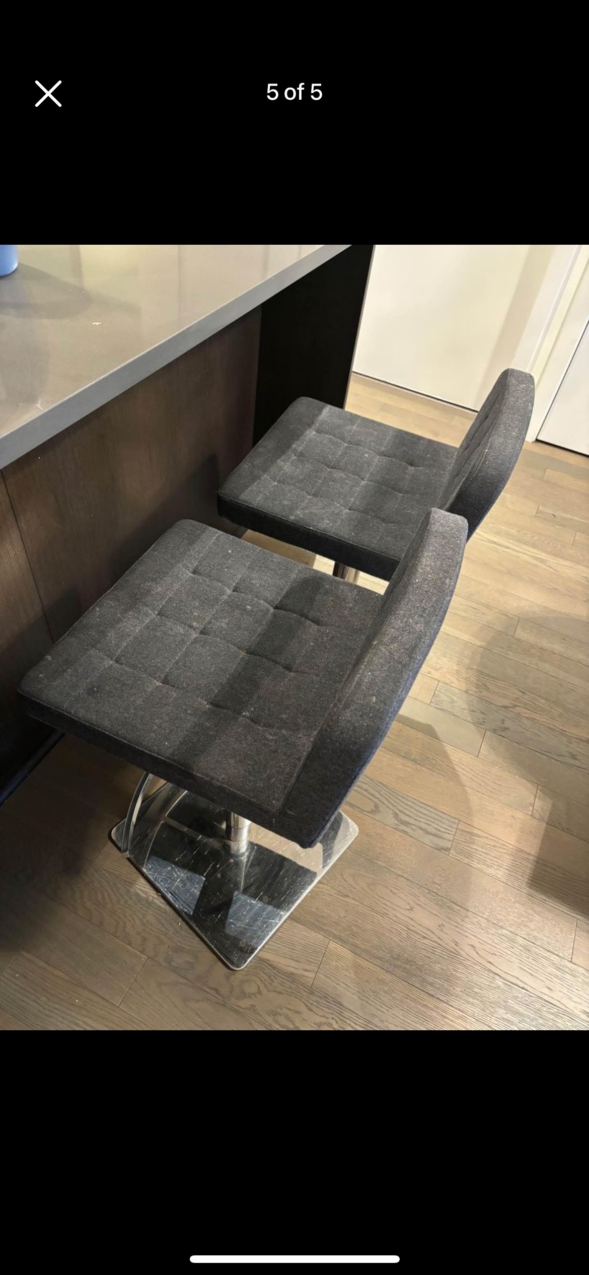 Grey Counter bar stools - photo 4