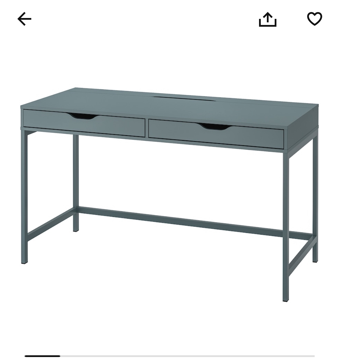 Ikea Alex desk gray colour image indicator(5)