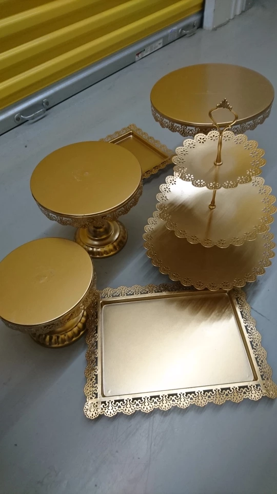 Cupcake Dessert Display trays European Style Steel