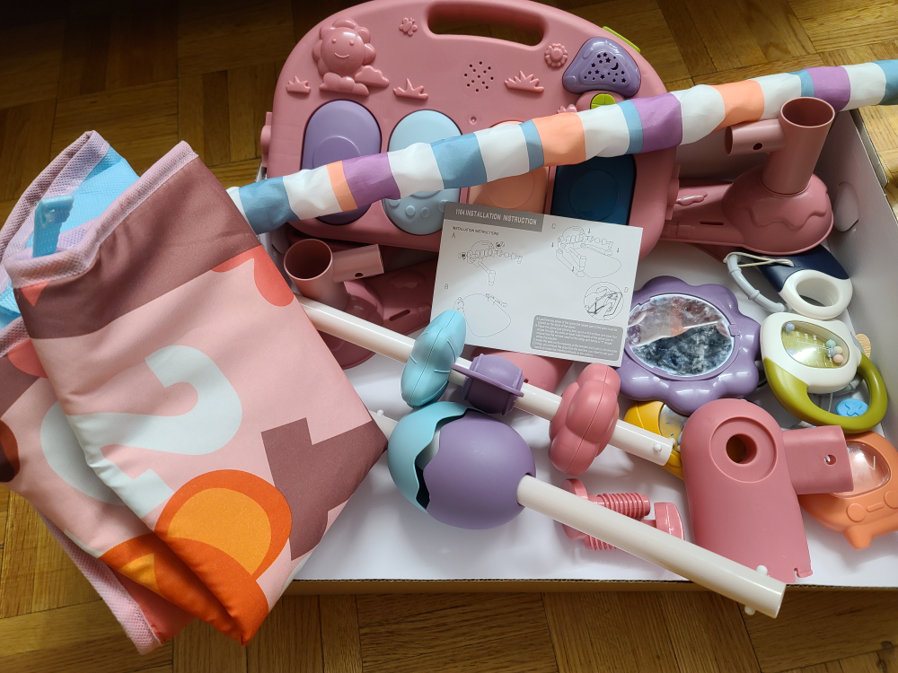 3 In 1 Baby Kid Playmat Play Musical Pedal Piano image indicator(3)