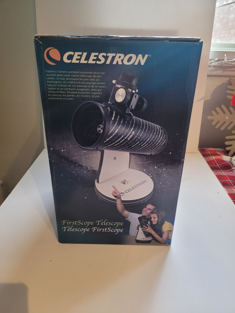 celestron firstscope 21024 . telescope.