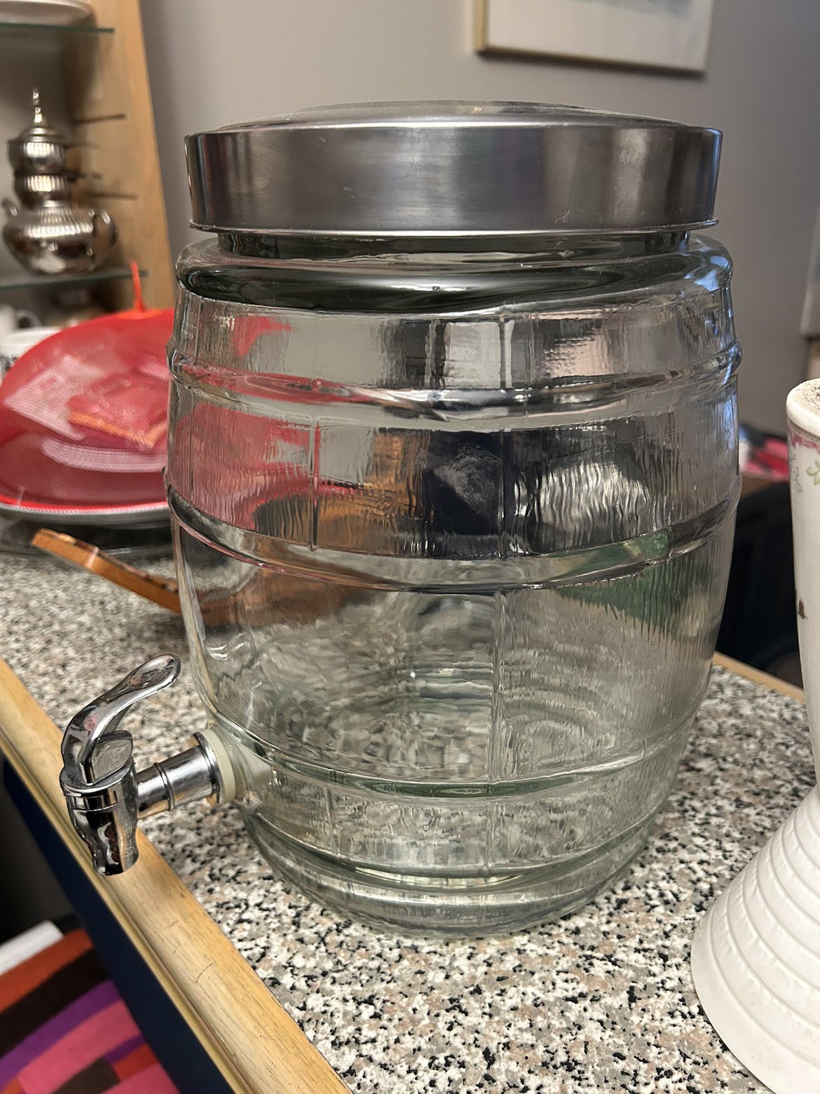 Glass bottle for water