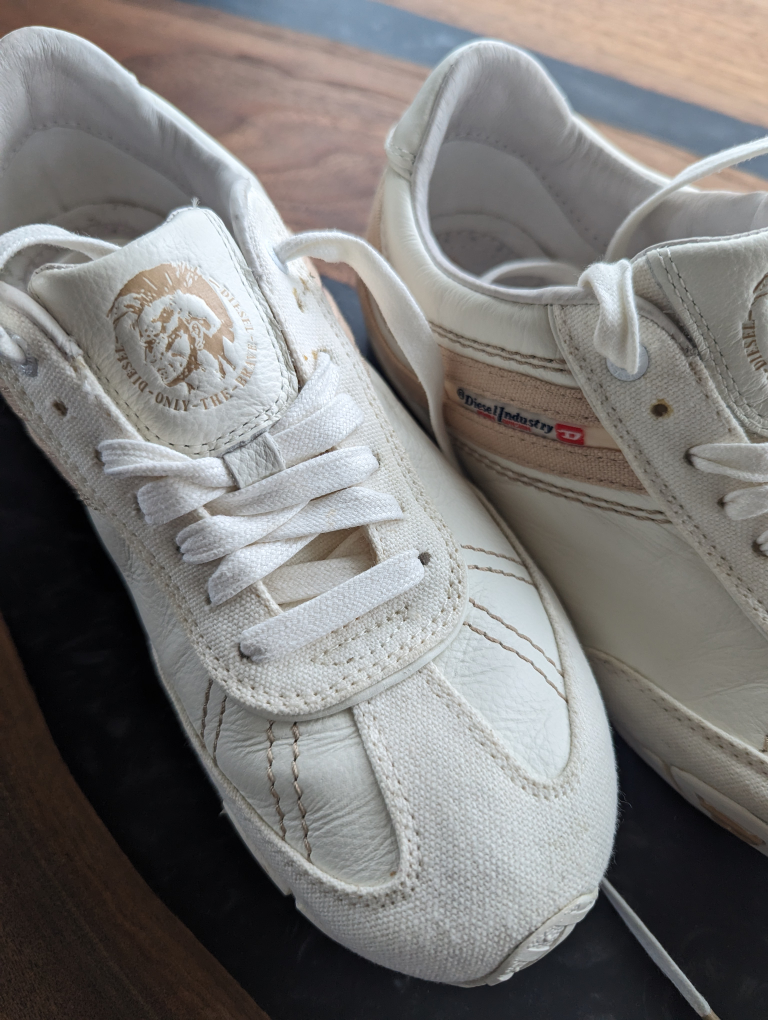 diesel white shoes USA 8 / EUR 38.5 thumbnail