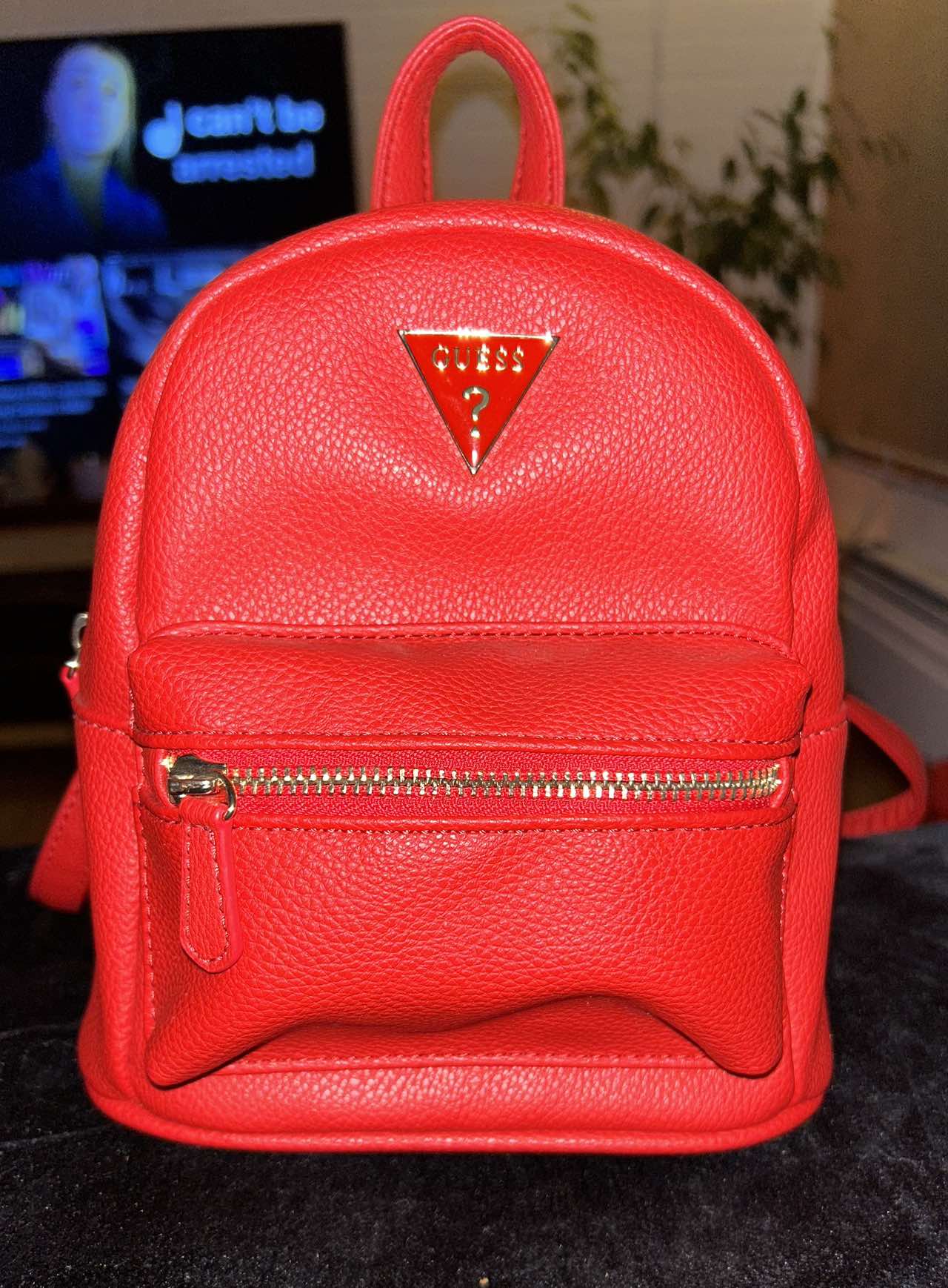 Guess Red Mini Backpack thumbnail