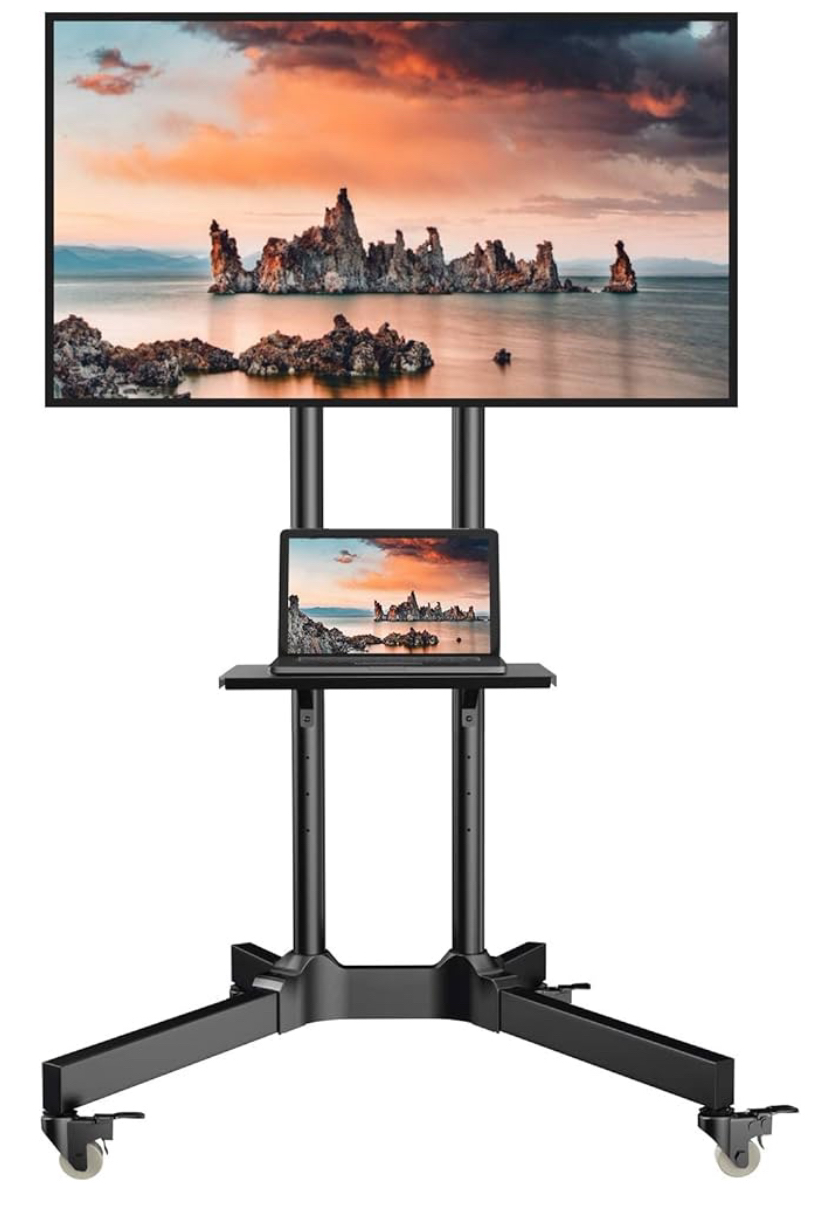 Rolling TV Stand