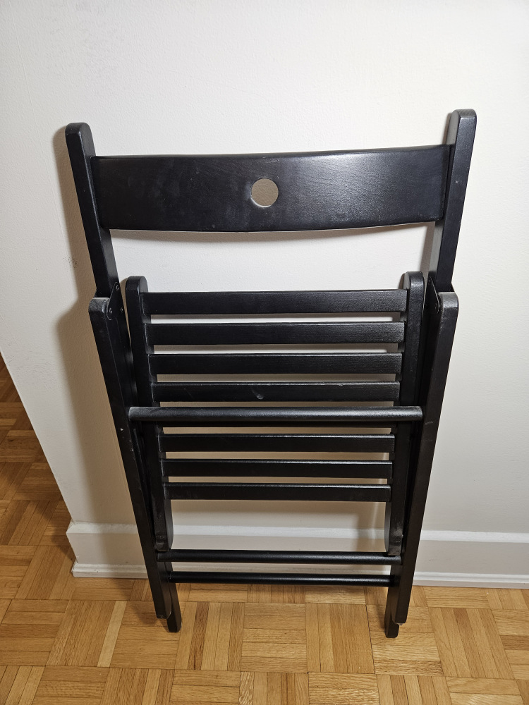 Ikea Folding Wood Chairs - set of 2 - photo 4