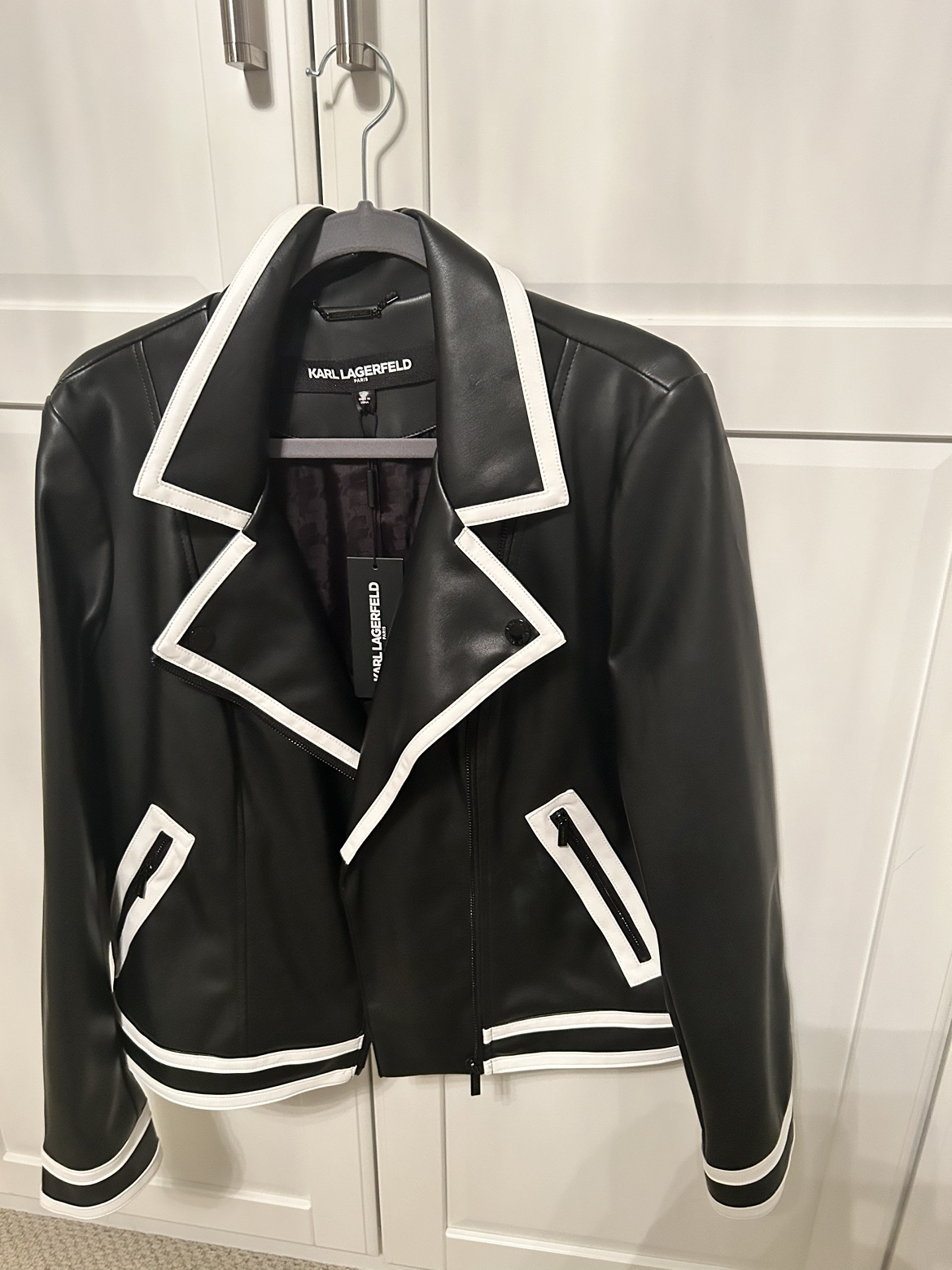 Faux leather jacket