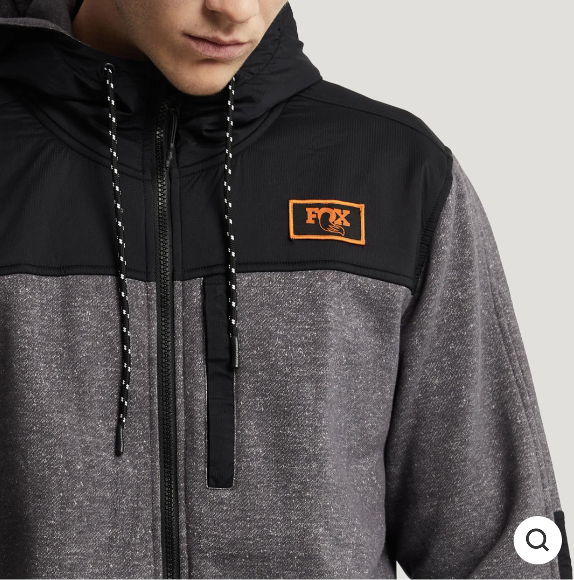 Fox zip up hoodie thumbnail