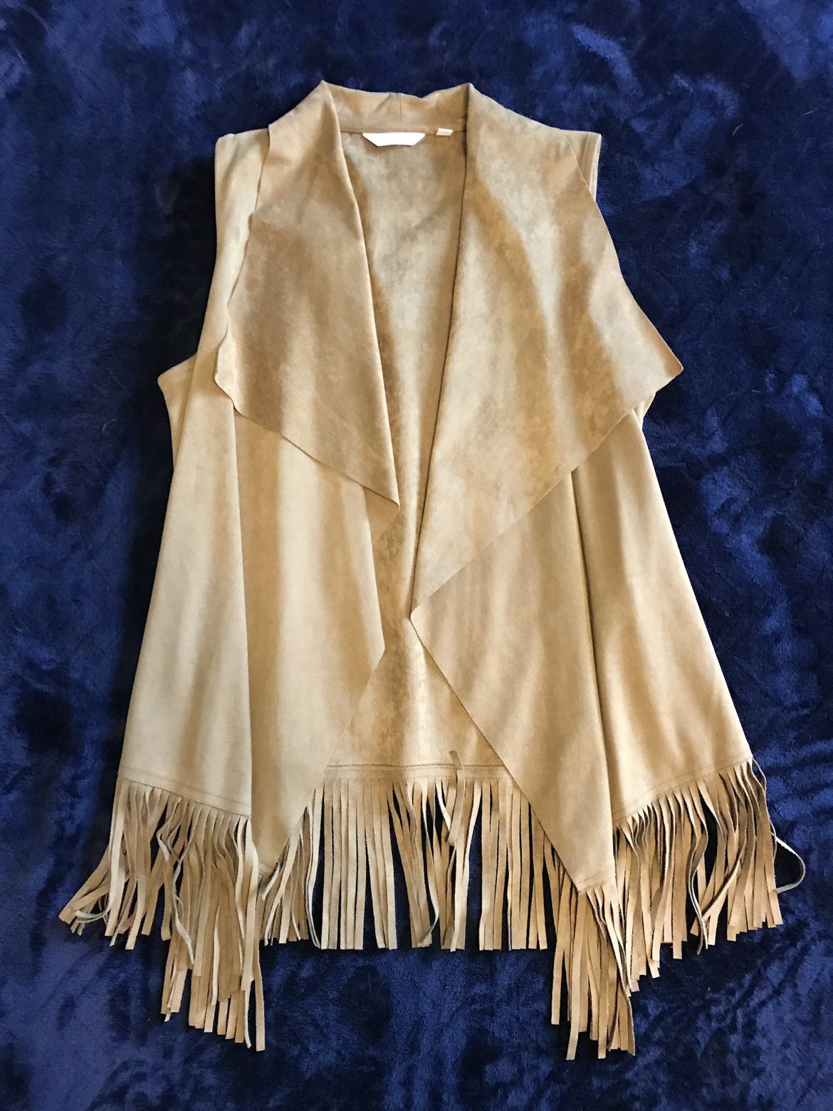 Light Brown Suede Vest
