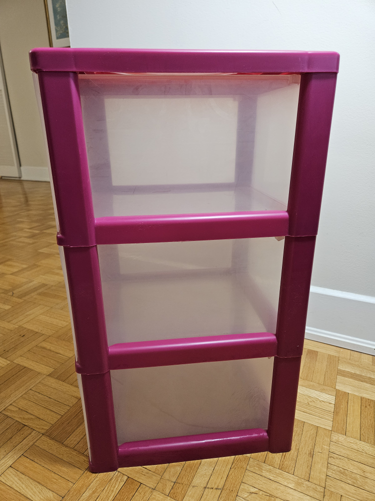3 drawer storage tower - plastic - photo 2