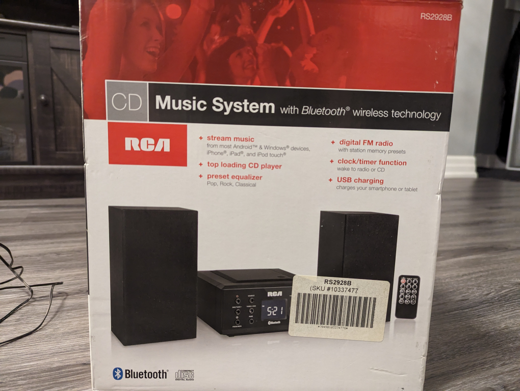 RCA CD music system with Bluetooth - photo 2