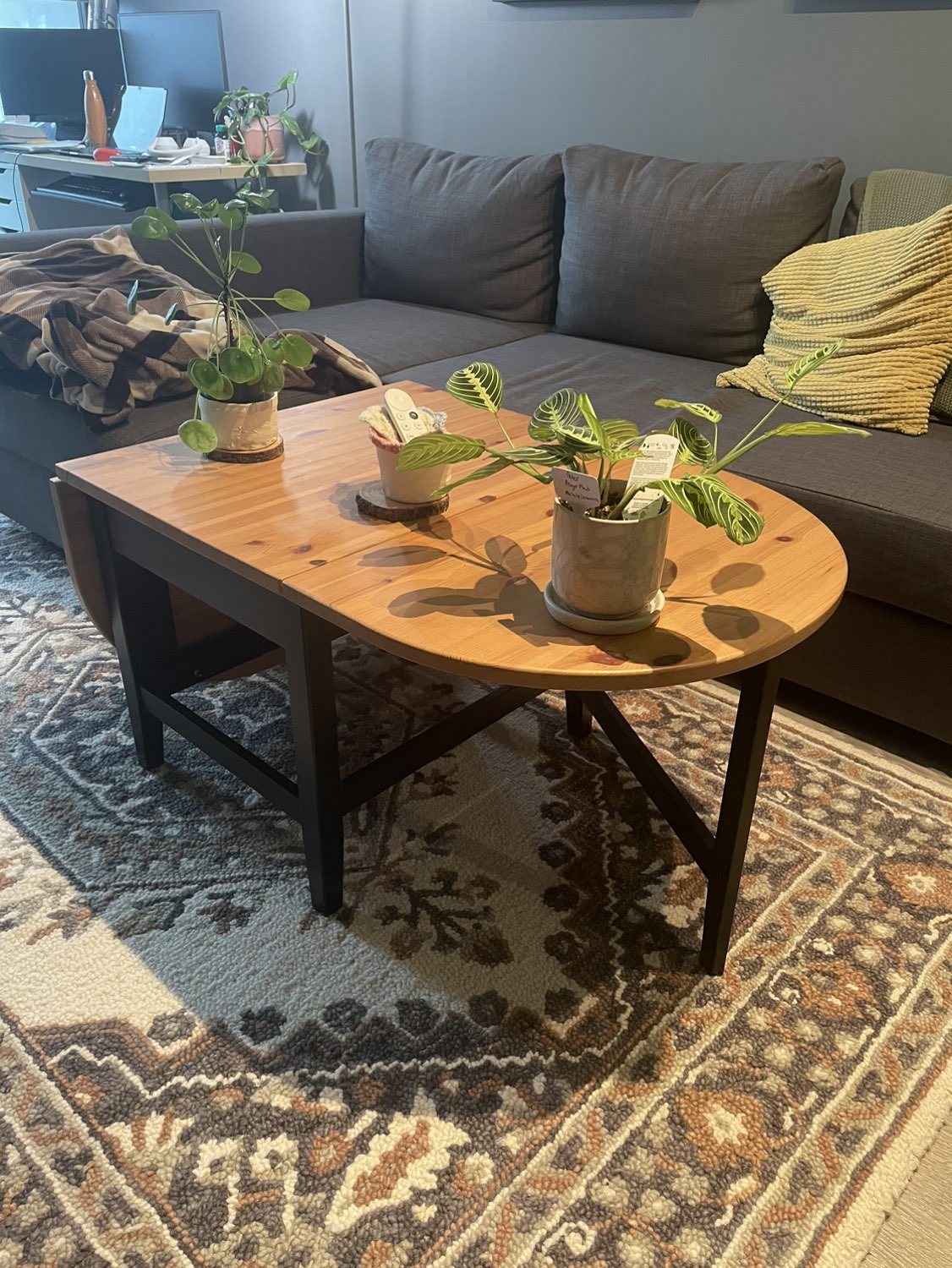 Coffee Table with Two Folding Leaflets thumbnail