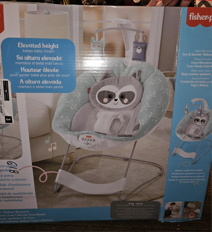 free tall baby boucer #freecycle thumbnail
