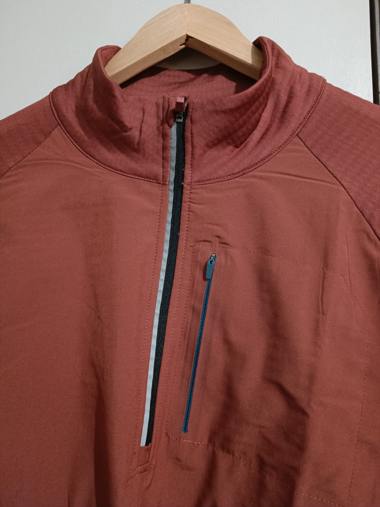 Asics Running Jacket Size XL Brick Color image indicator(3)