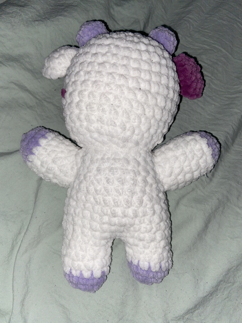 handmade crochet cow plushie image indicator(2)