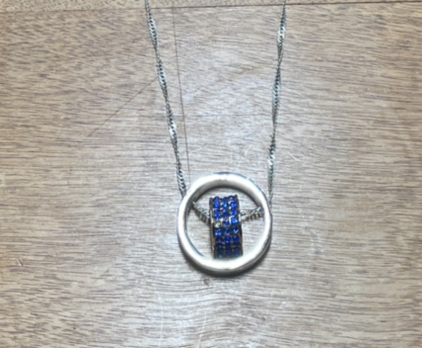 Blue heart pendant necklace 🎁 image indicator(3)