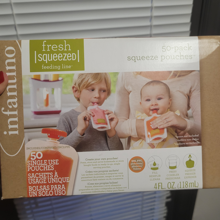 infantino 50-pk squeeze pouches thumbnail