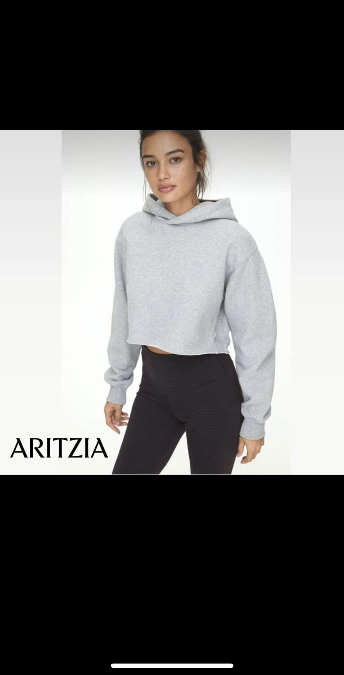Aritzia TNA Perfect Cropped Hoodie XS image indicator(4)