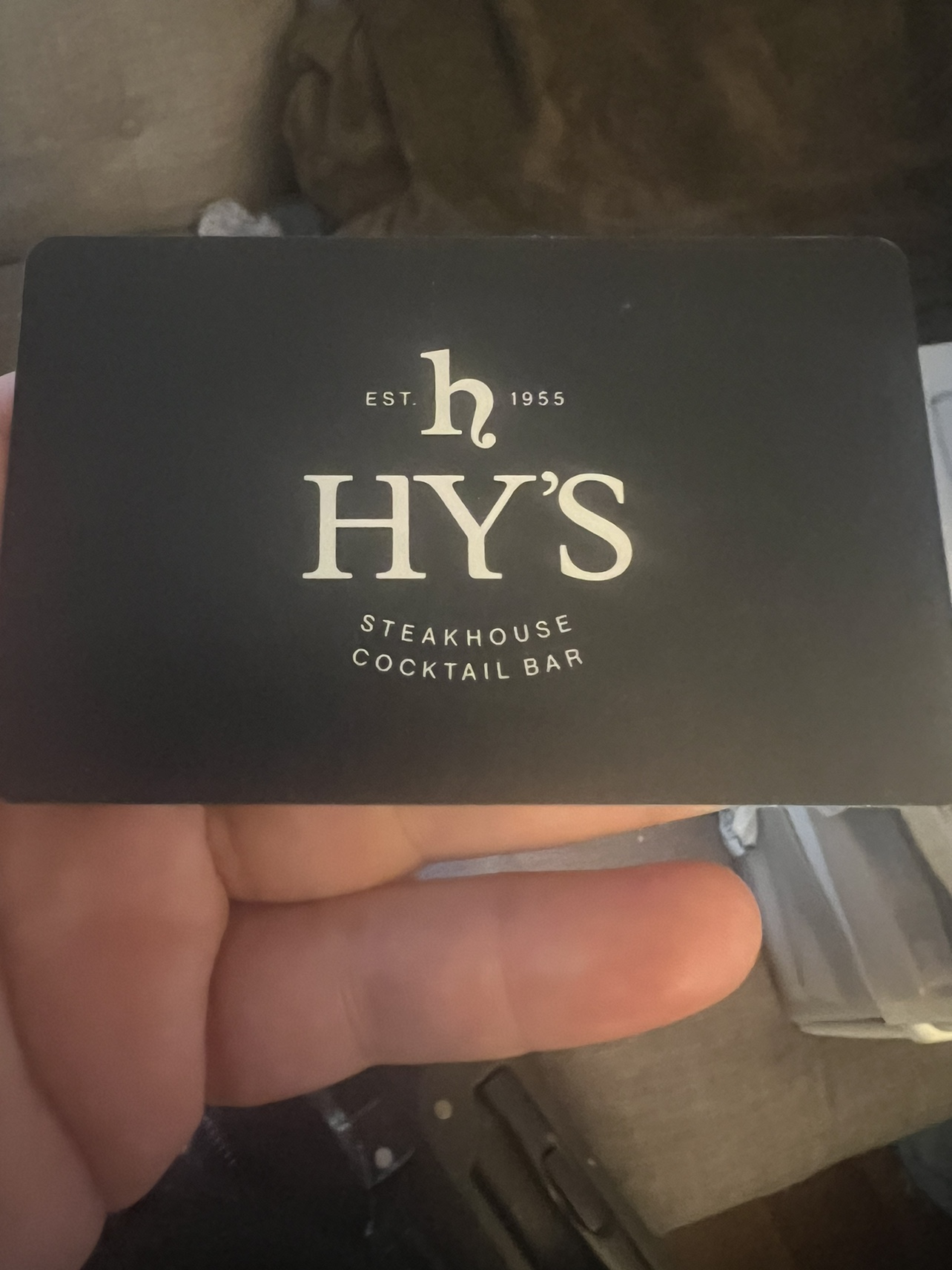 HY’s Steakhouse $100 Gift Card