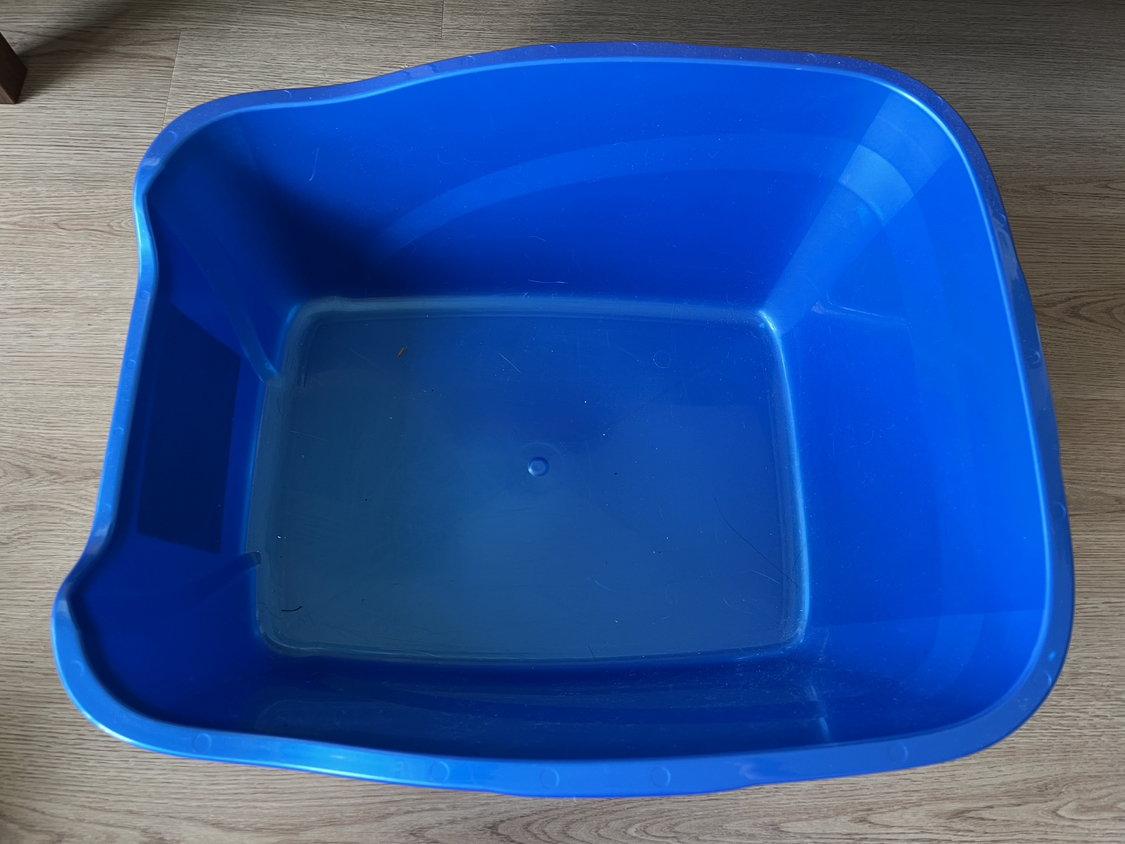Blue Plastic Bin - photo 2