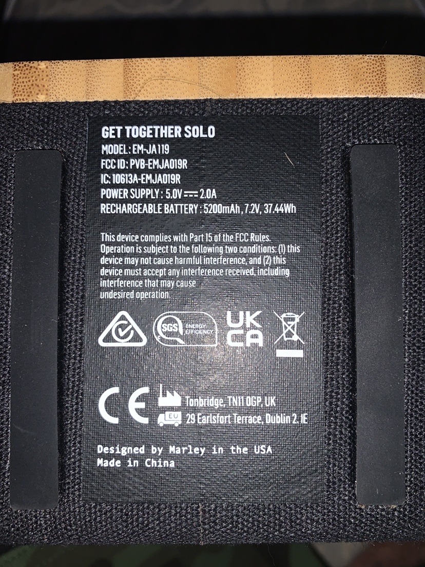 Get Together SOLO Speaker (Bluetooth HoM) - photo 3
