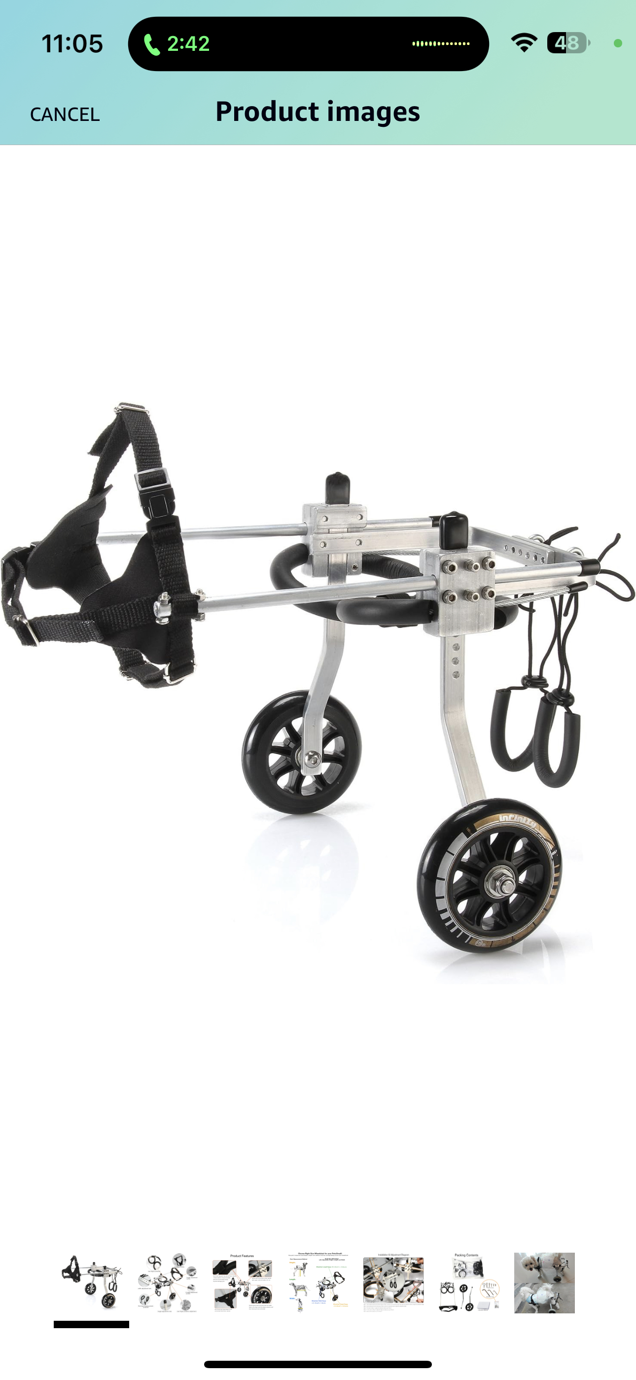Dog wheelchair - photo 2