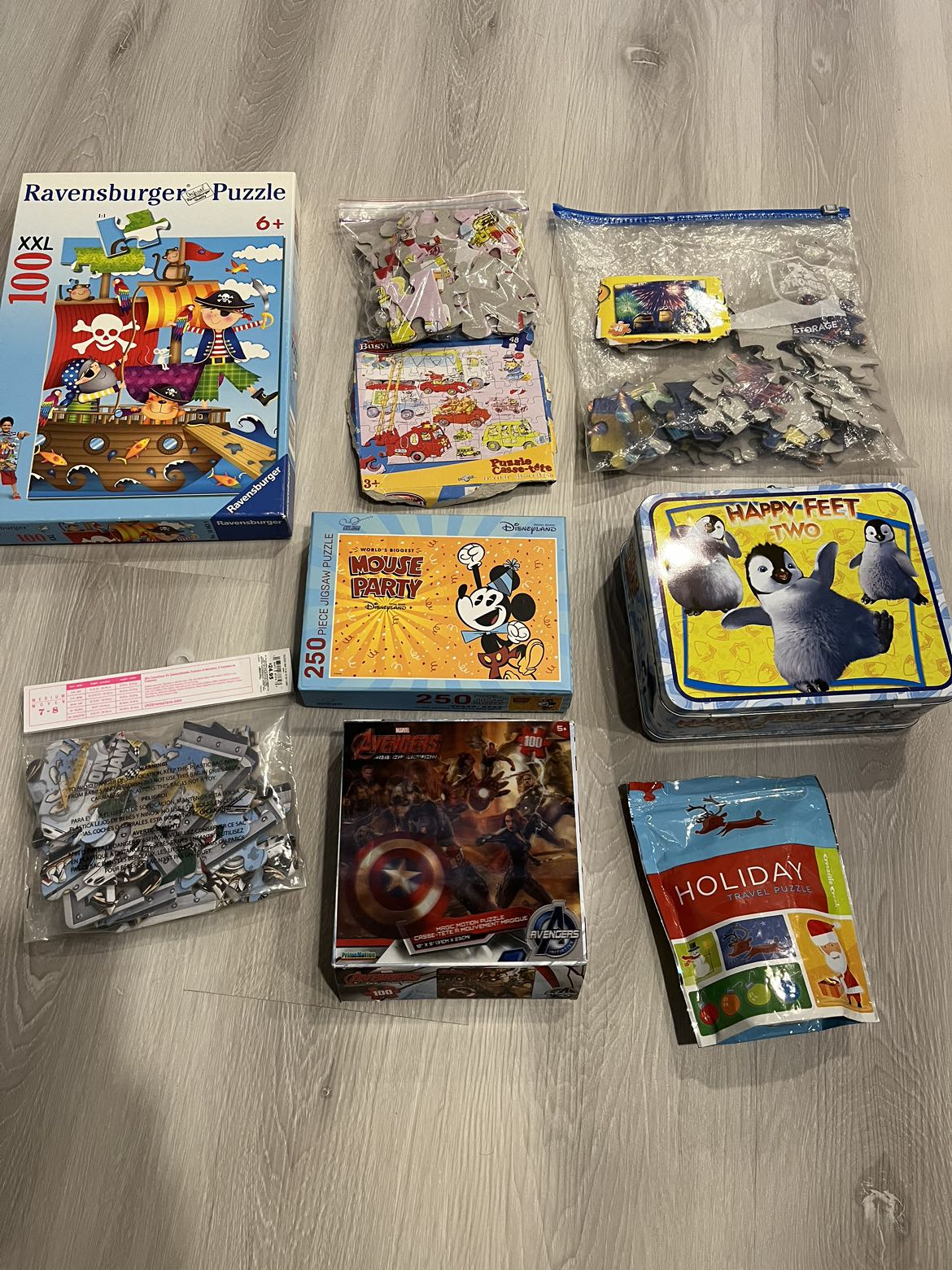 Kids puzzles x8 - photo 2