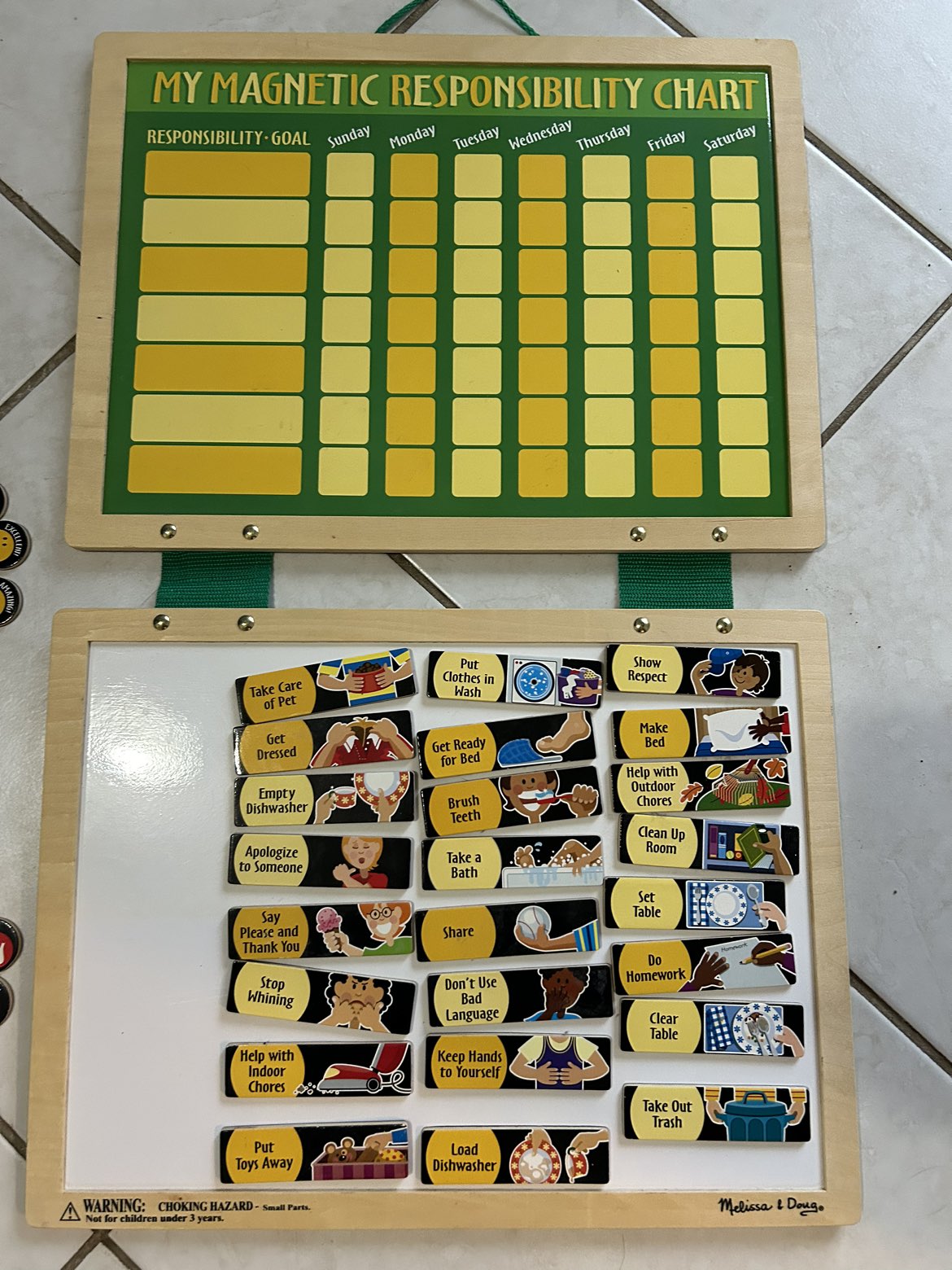 Responsibility chat Melissa and Doug thumbnail