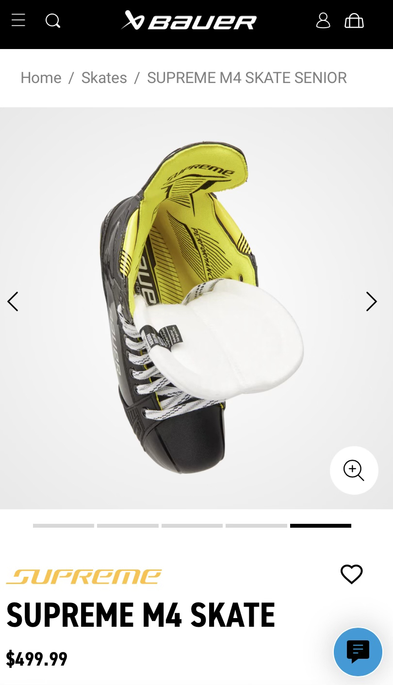 Supreme M4 skate senior Bauer - photo 4