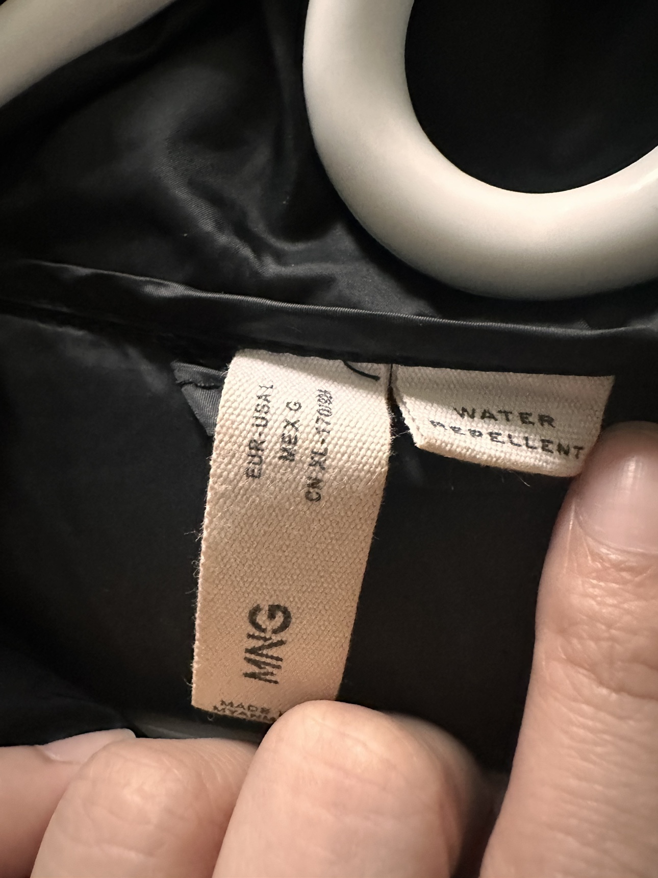 Mango Detachable Hood Quilted Jacket Coat image indicator(4)