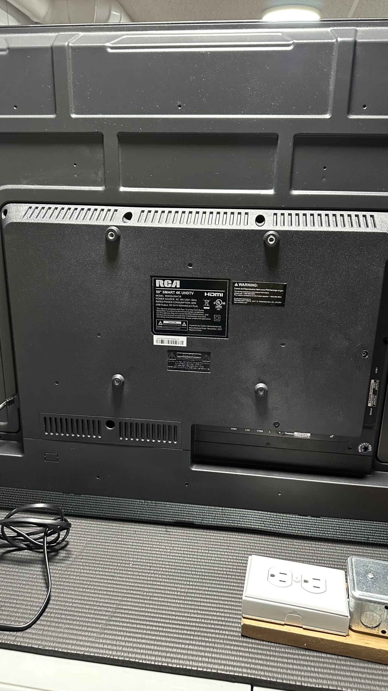 RCA 50"  smart 4k UHD - photo 2