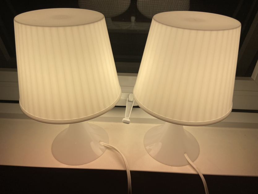 Ikea 2 tagarp floor uplighters, ikea 2 lampan table lamps - photo 4