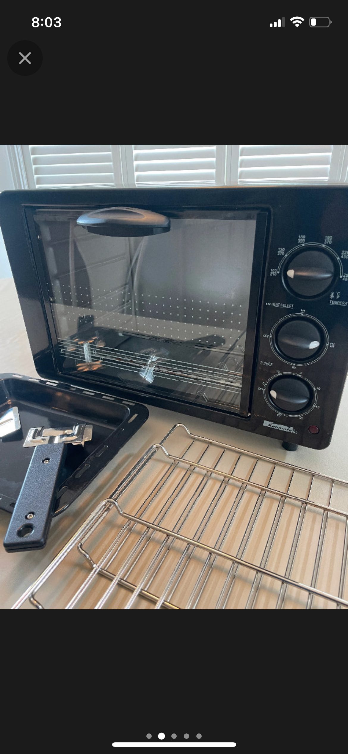 Kenmore Counter Top Oven - photo 2