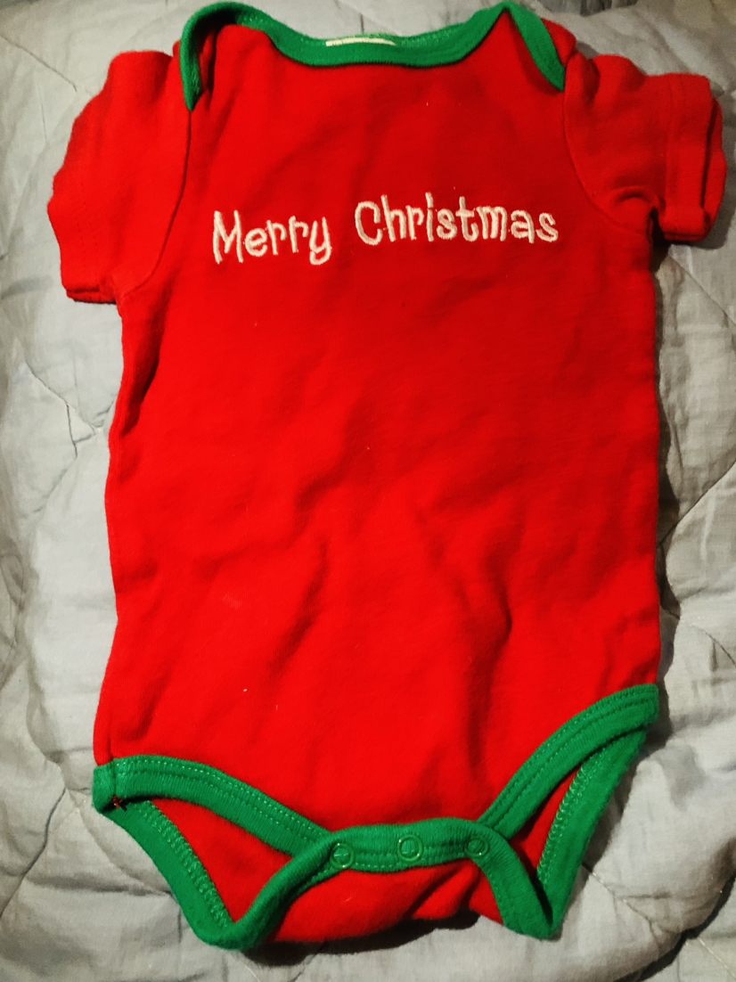 🎄Baby Christmas onesie 3-6 months thumbnail