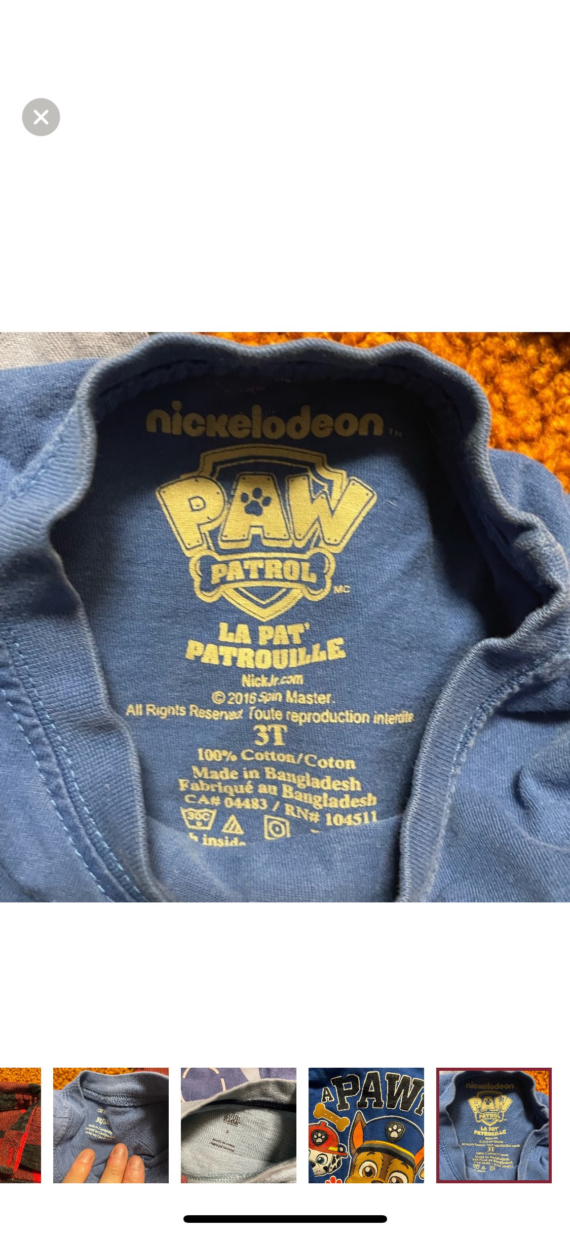 Bundle of 6 Boys Shirts Size 3T image indicator(9)