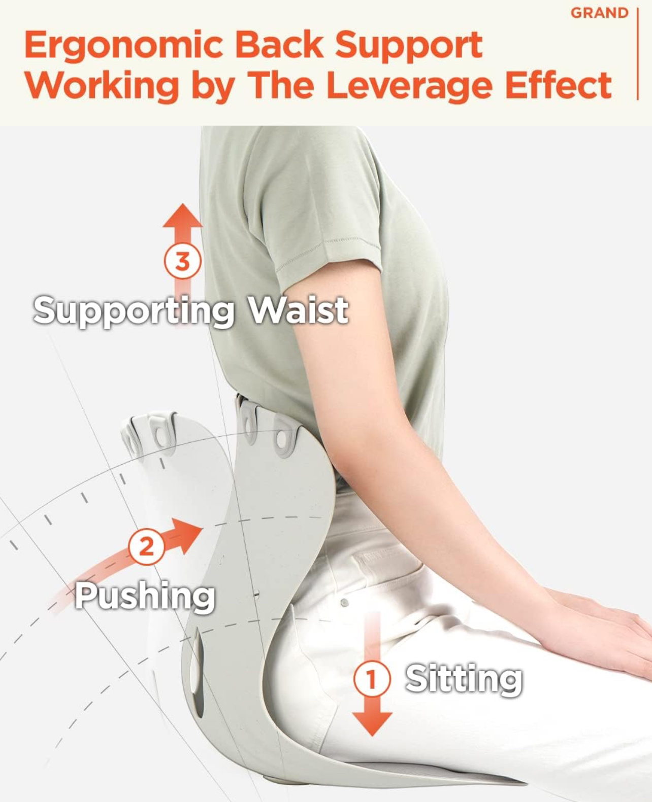 Portable Ergonomic Chair (Posture correction, Back pain relief) - photo 3