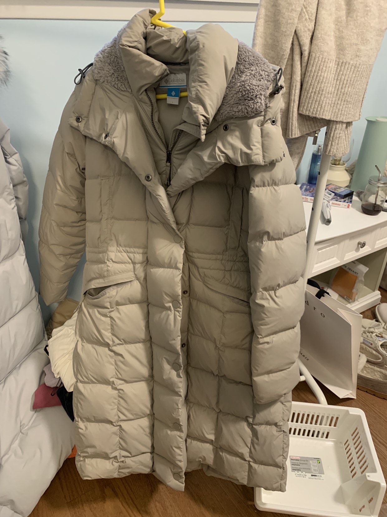 Women Columbia long padded coat