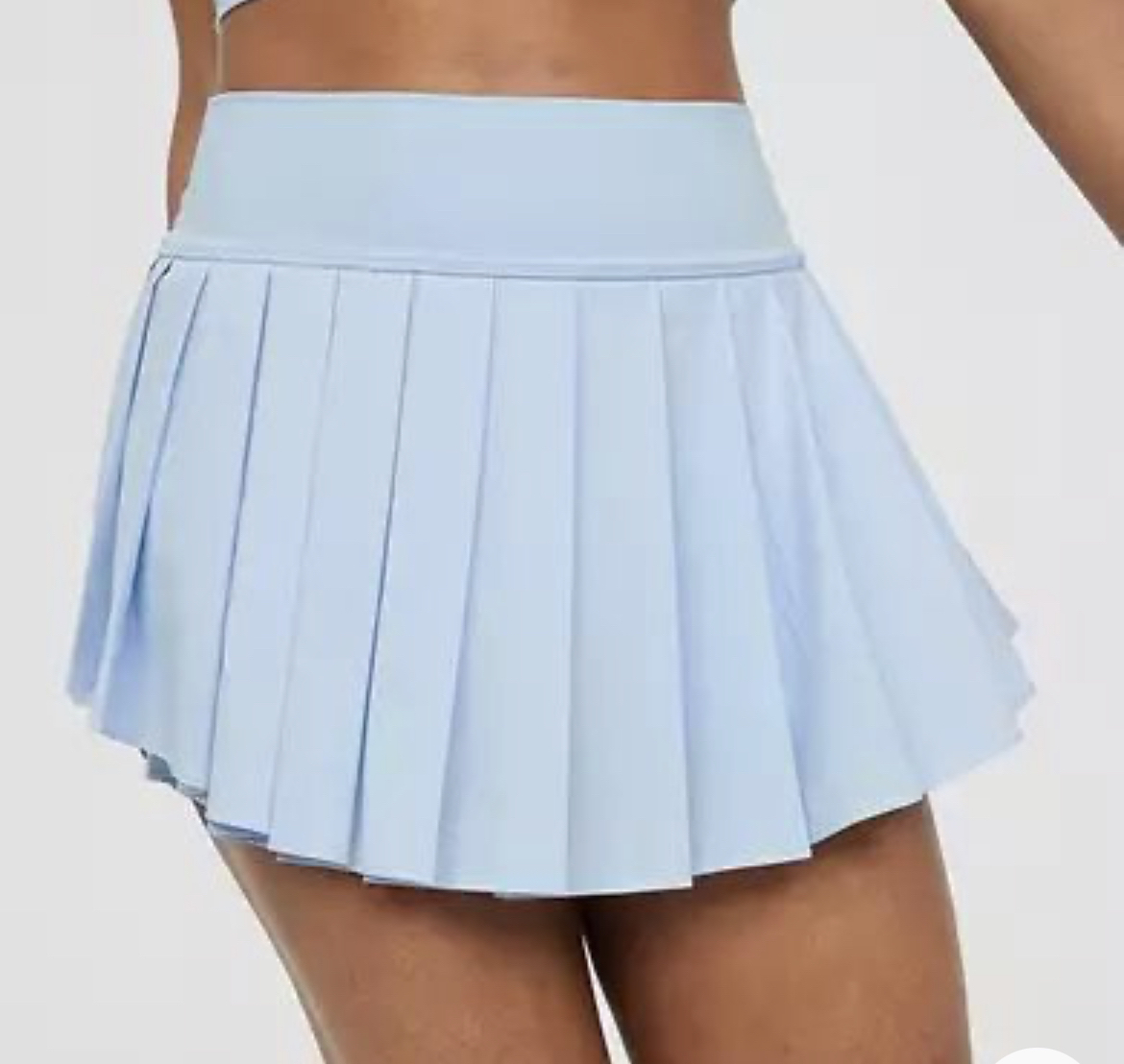 aerie Offline light blue pleated tennis skirt – size S image indicator(5)