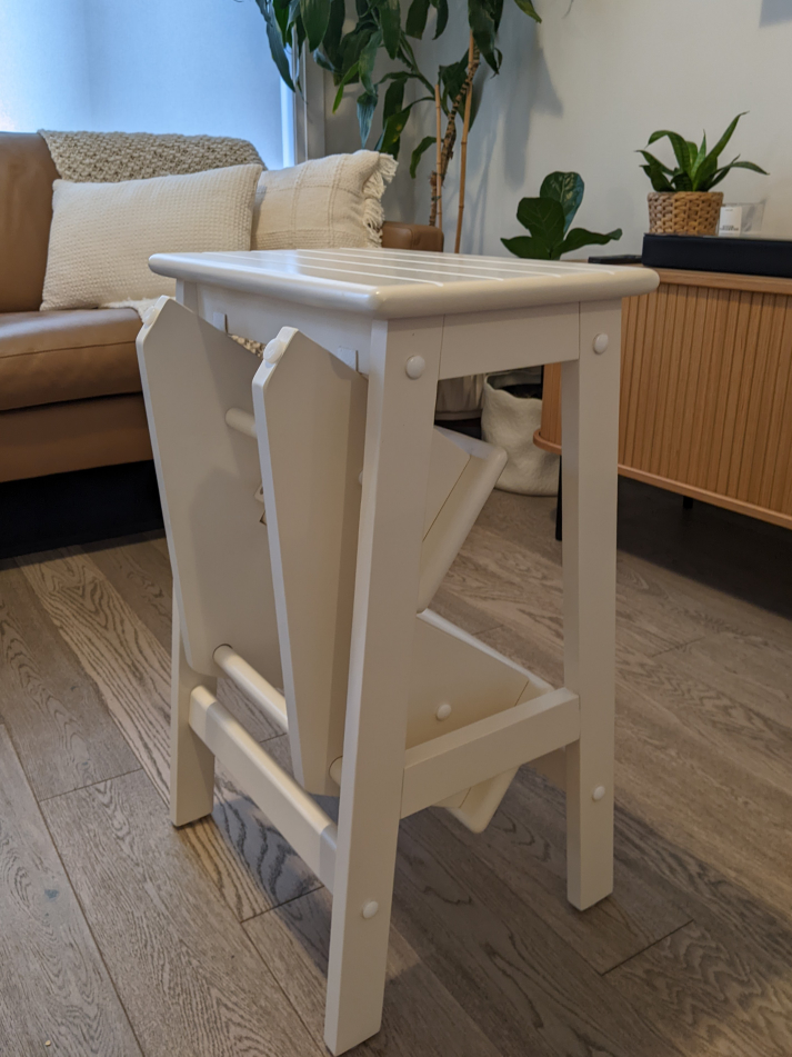 Wayfair 3-step folding wood stool / ladder image indicator(5)