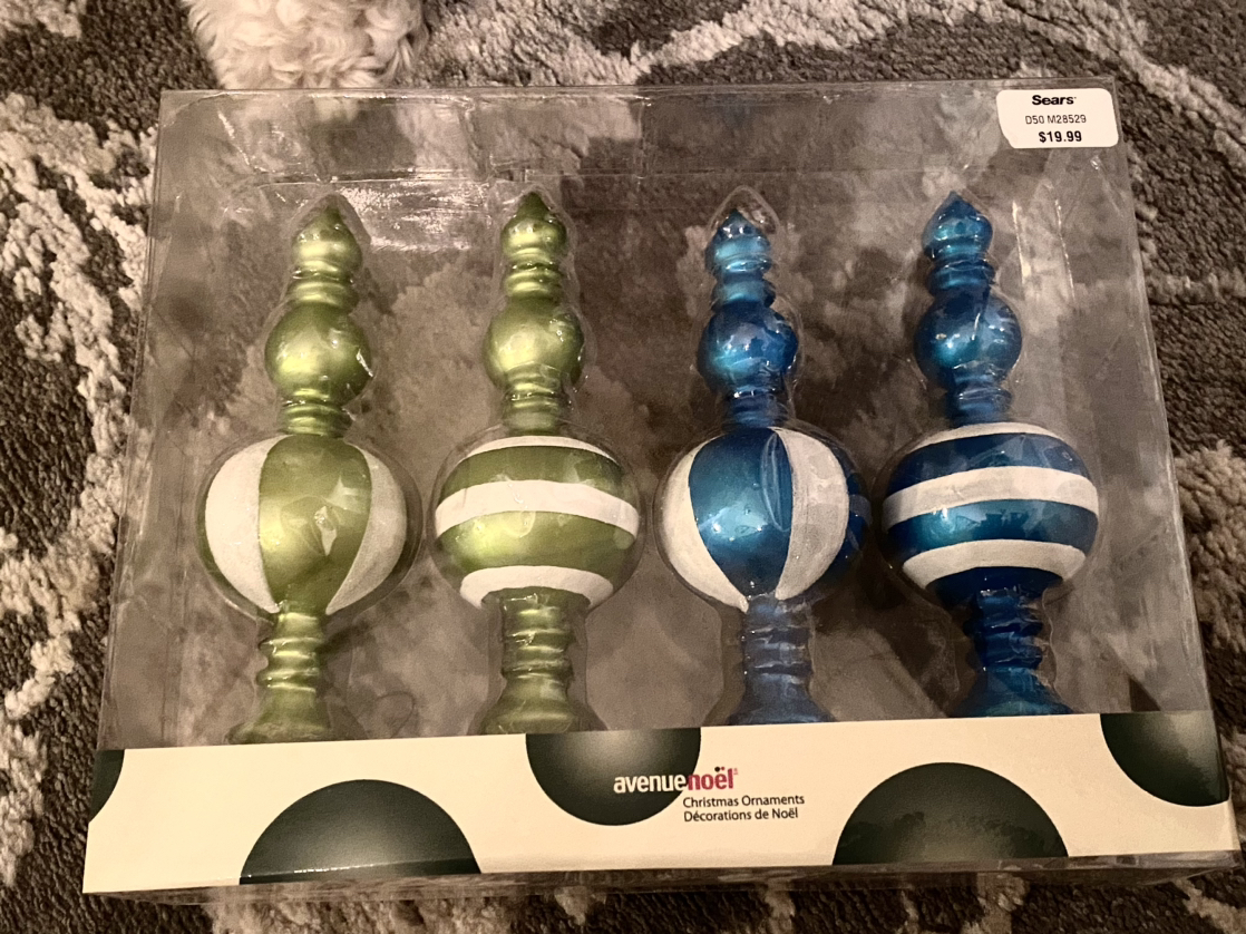 Glass 6” Christmas Ornaments (8 pcs) image indicator(3)