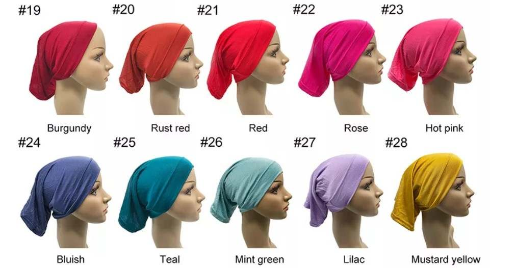 hijab under cap - photo 2