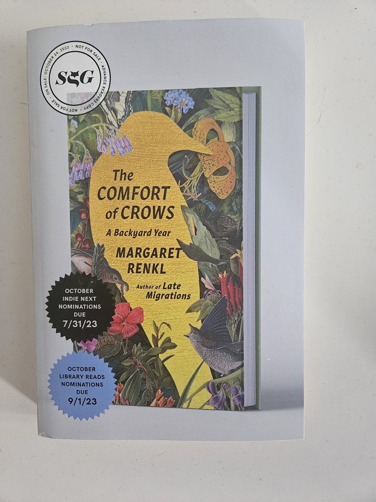 Advanced copy of The comfort of Crows by Margaret Renkl thumbnail