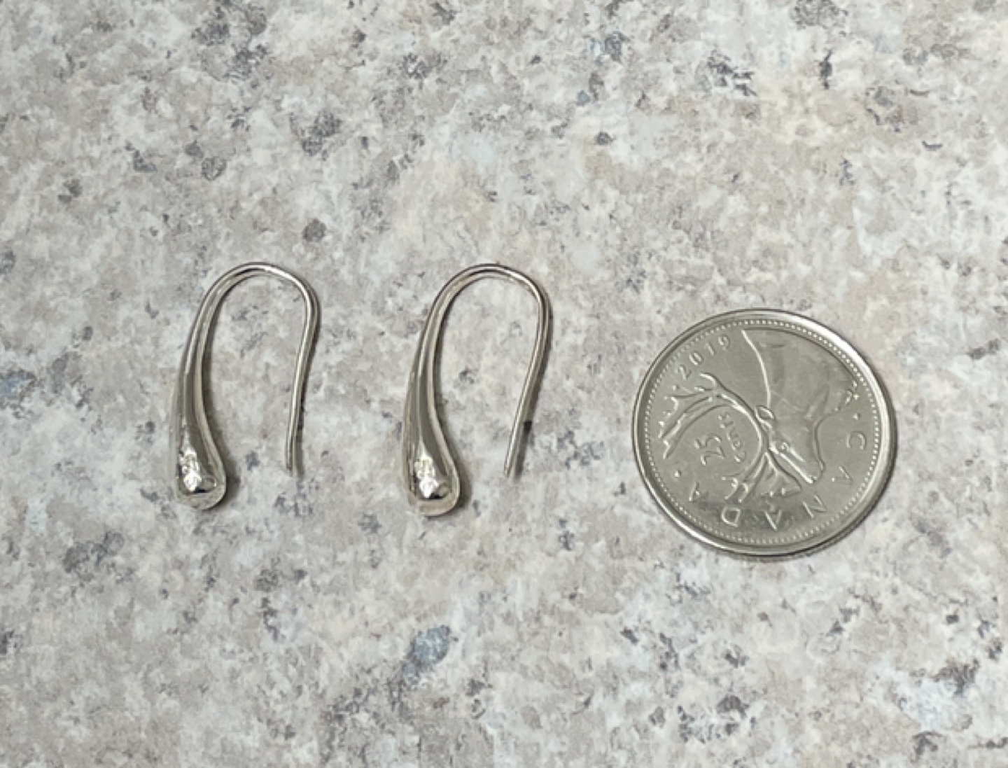 925 Sterling Silver Teardrop Shape Earrings 🎁 image indicator(2)