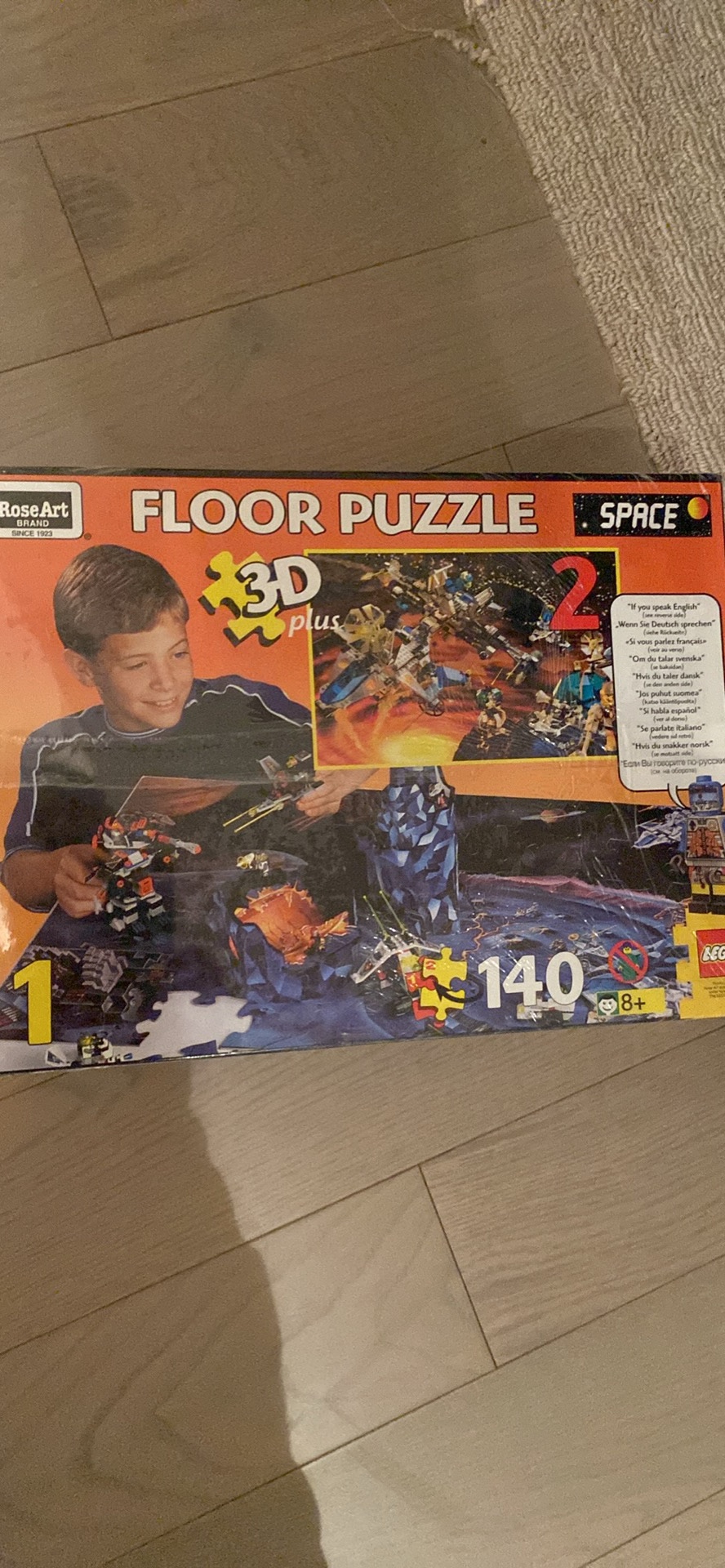 Lego space floorpuzzle thumbnail