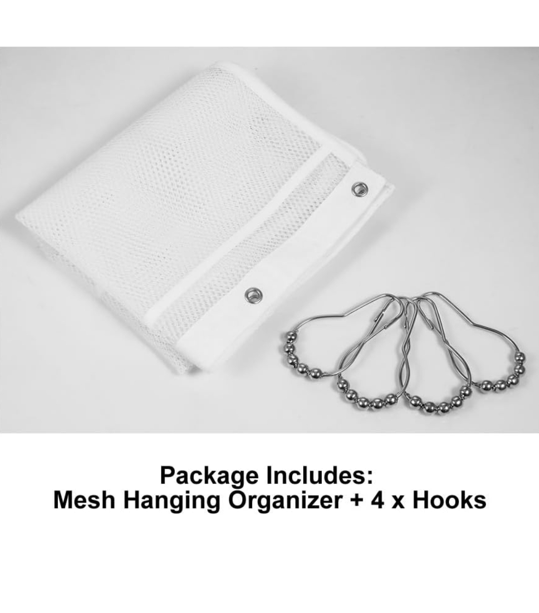 Hanging Mesh Organizer with 6 pockets image indicator(2)