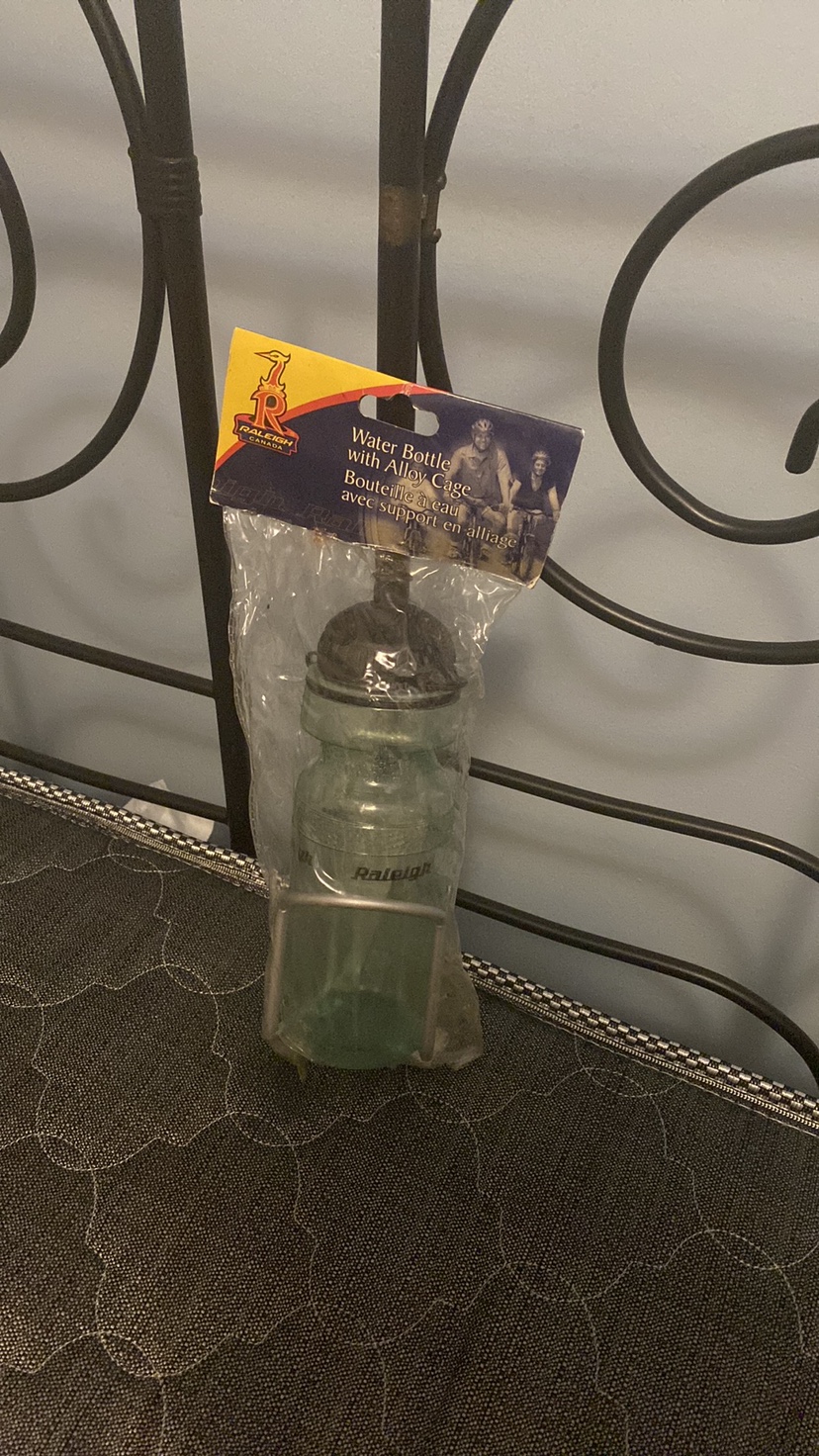 Raleigh Water Bottle With Alloy Cage For Bike
