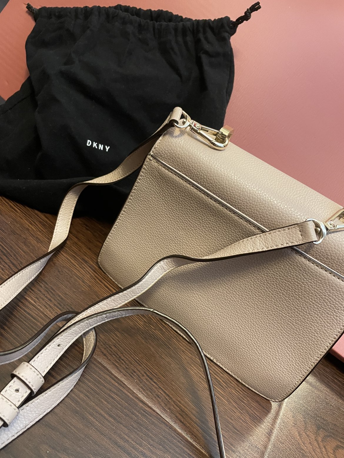 DKNY soft pink crossbody purse - photo 3