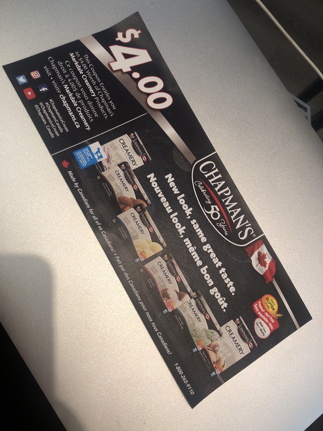 Free Chapman’s coupon 🎁