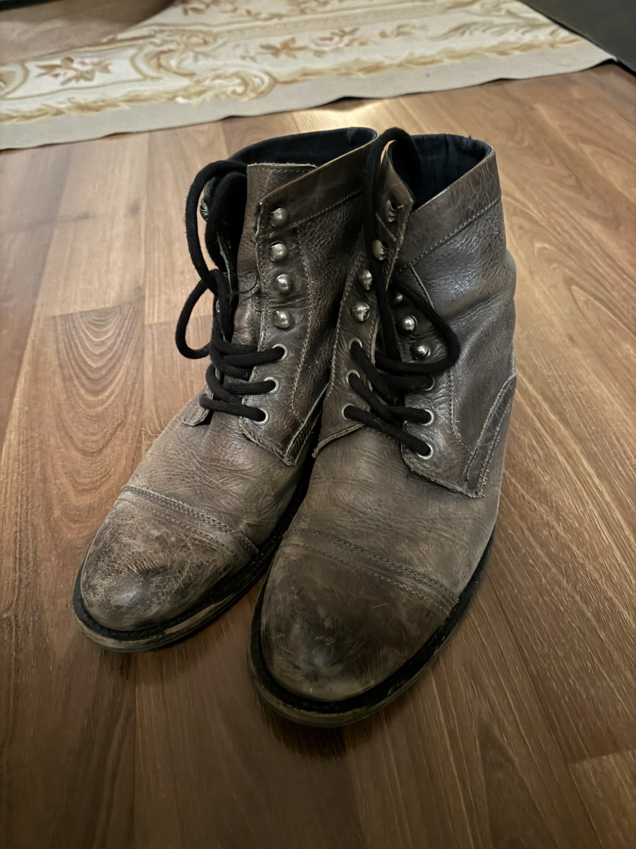 used leather boots for men thumbnail