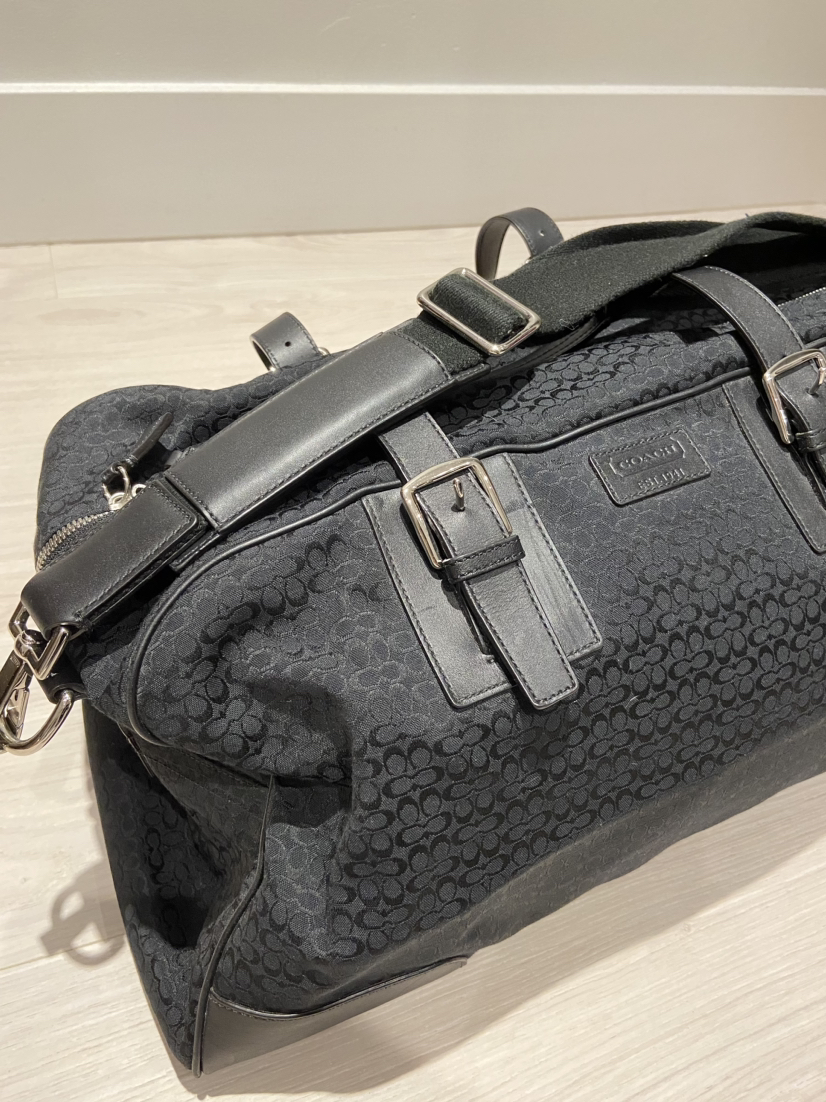 Coach Weekender Duffle Bag in signature jacquard fabric image indicator(5)